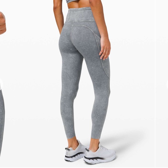 lululemon fast and free - ice dye size 4 - Picture 3 of 8